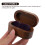 1set Rectangular Guitar Plectrum Box Coffee Color For Travel 7