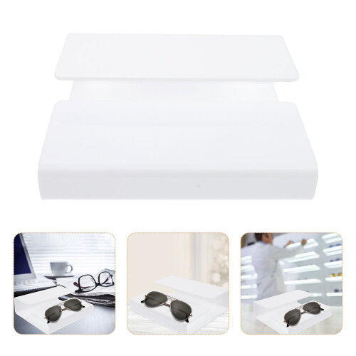1Pc White Acrylic Glasses Storage Rack Display Stand for Shops 2