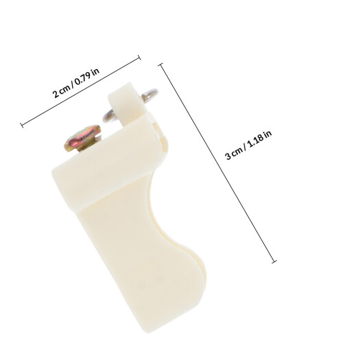 Curtain Track Ceiling Mount Rod Rails Flexible Curtains White 1