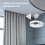 Curtain Track Ceiling Mount Rod Rails Flexible Curtains White 3