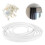 Curtain Track Ceiling Mount Rod Rails Flexible Curtains White 7