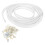 Curtain Track Ceiling Mount Rod Rails Flexible Curtains White 10