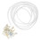 Curtain Track Ceiling Mount Rod Rails Flexible Curtains White 11