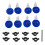 8 Pcs Large Automatic Chicken Water Cups Blue PVC 2