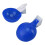 8 Pcs Large Automatic Chicken Water Cups Blue PVC 11