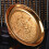 zinc alloy fruit serving tray storage golden 3