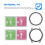 2Pcs Stylish Bling Watch Protection Shell with Clear Tempered Pc Case 5