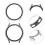 2Pcs Stylish Bling Watch Protection Shell with Clear Tempered Pc Case 7