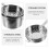 Convenient Noodle Stainless Steel Silver 1 Set 6