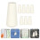 8Pcs White Wooden Blind Cord Knobs Pull Ends for Window Blinds 10