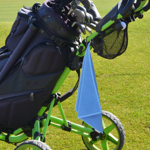 2St Microfiber Golftowels Voor Buiten Sport Compact En Draagbaar 2