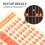 2pcs guitar scale stickers fretboard note map for beginners 4