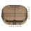 Practical Grey Plastic Portable Medicine Storage Case 2
