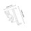20Pcs Transparent Replaceable Blind Clips Plastic Valance Accessory 2