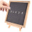 1Set Dubbelzijdig Grijs Berichtbord Met Frame En Standaard 7