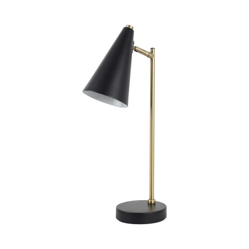 Matt Black Antique Brass Adjustable Desk Lamp 1