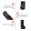 Violin Grips Bow Tool Rubber 1pack 3.7x0.6x0.6in 4