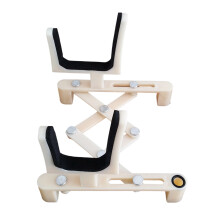 Adjustable Violin Stand Holder Violin Support Instrument-White