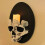 Resin Skull Candle Holder Wall Hanging Skeleton Hook Gothic Haunted Party Decor 14