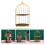Nordic Style Double Layer Storage Rack For Bathroom Cosmetics Display 5
