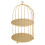 Nordic Style Double Layer Storage Rack For Bathroom Cosmetics Display 7