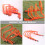 Hurdles For Drills Professional Training Red Color 2set 4