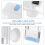 2Set Modern Plastic Water Dispenser Faucet for Hot and Cold Use 4