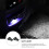 Masteelf 2 Pcs Interior Ambient Light Car Mood Lights Lighting 6