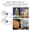 2Set Modern Plastic Water Dispenser Faucet for Hot and Cold Use 6