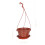 6set Red Abs Hanging Flower Container For Use 14.2x6.3in 2