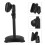 Universal Tabletop Mic Stand Black Abs+iron Adjustable Desk Mount 6