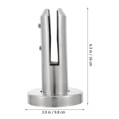 Stainless Steel Balcony Glass Panel Post Durable Clamp 1