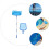 Pool Leaf Skimmer Net Round Telescopic Rod Compatible 1 Set 4