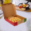 10Pcs Paper Pizza Boxes Multipurpose Pizza Takeaway Storage Containers 9
