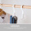 2Pcs Ps White Bag Hanger Rotating Hook for Purse Belt Scarf Storage 3
