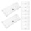 10Pcs Transparent Plastic Eyeglass Cases with Button Compact Storage 6