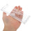10Pcs Transparent Plastic Eyeglass Cases with Button Compact Storage 7