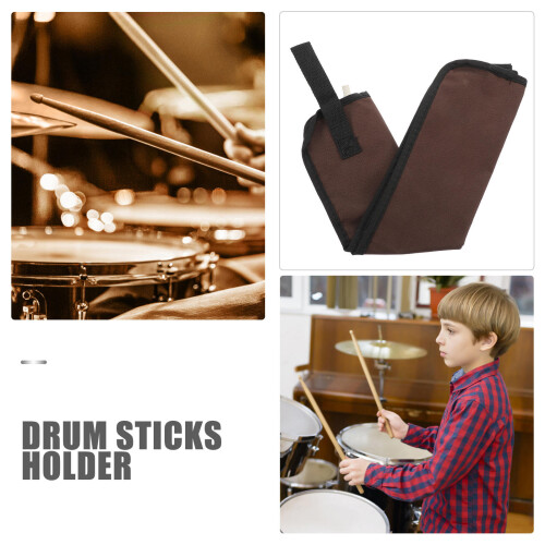 Grey Drumstick Storage Bag Durable Oxford Drum Stick Carry Case 2