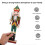 1Pc Assorted Color Walnut Doll Craft Wooden Puppet Desktop Decoration 4