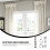 2Sets Heavy Duty Grey Iron Curtain Rod Bracket for Stable Wall Mount 5
