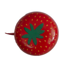 Light weight Bike Bells Features Tire Shape Rotate-strawberry