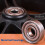 2 Pcs Wheelchair Replacement Front Wheels, Durable Solid 5' 6' 8' Caster Tires for Smooth Rolling and Easy Installation 3