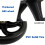 2 Pcs Wheelchair Replacement Front Wheels, Durable Solid 5' 6' 8' Caster Tires for Smooth Rolling and Easy Installation 4