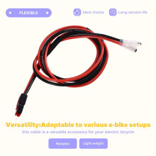 Cable Conector de Batería de 96 cm para Bicicleta Eléctrica A Conector Adaptador Anderson para Sistema de Transmisión Central para Bafang con Cable