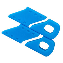 2 viele bunte Silikon-Kurbel-Armschützer, rutschfeste-Blau
