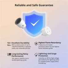S60ZB Zigbee Plug 16A med Energiövervakning Trådlöst Uttag för Fungerar med Home Alexa EU-Kontakt