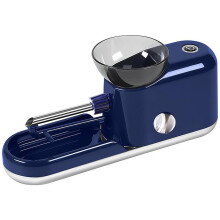Electric Cigarette Rolling Machine with Fast Clean Filling, FourLevel Tightness Control, Blue Automatic Cone Filler
