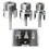 PVC Pipe Thread Cutting Tool Kit for DN15 DN20 Pipes with Integrated Internal & External Threading 3