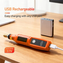 SINAIJIE Cordless Electric Grinder 16000RPM USB Rechargeable Rotary Tool for DIY Crafts