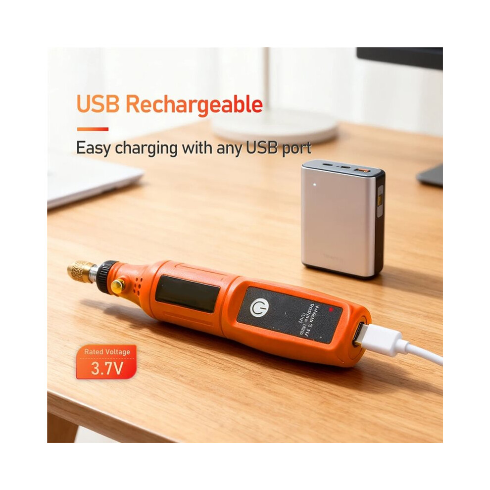 Sinaijie Cordless Electric Grinder 16000Rpm Usb Rechargeable Rotary Tool For Diy Crafts 4712138717038